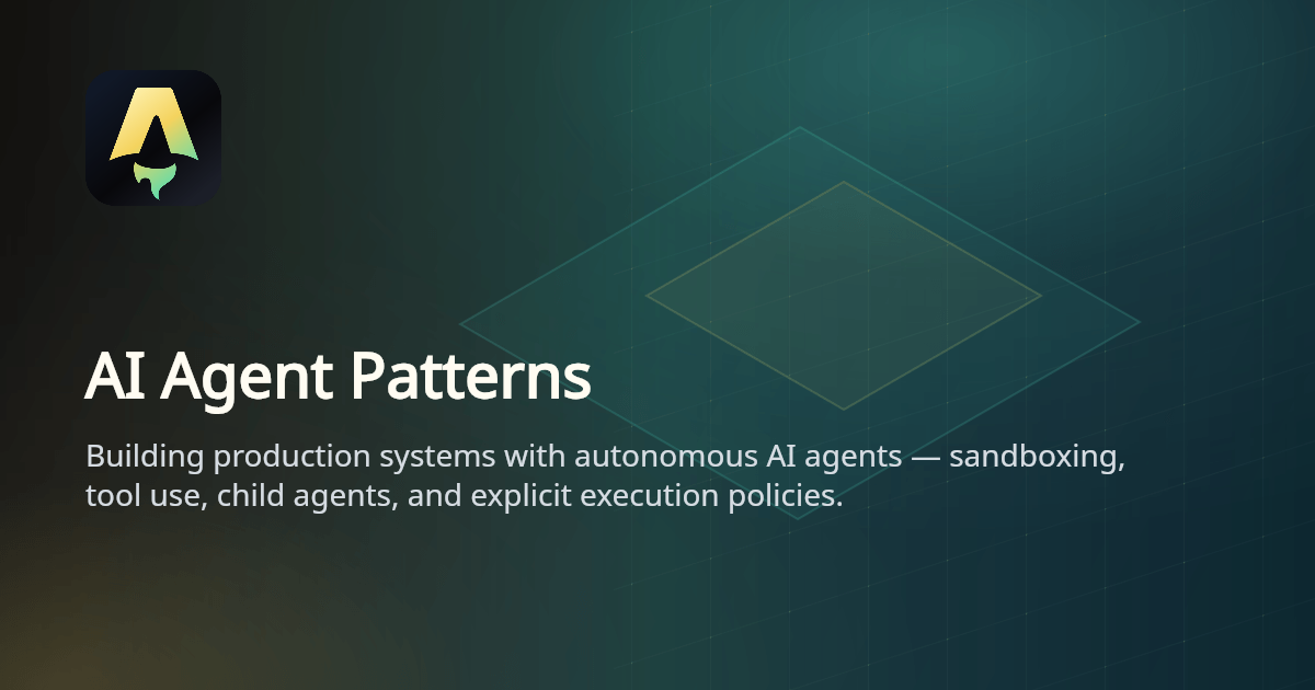 AI Agent Patterns | PURISTA Handbook